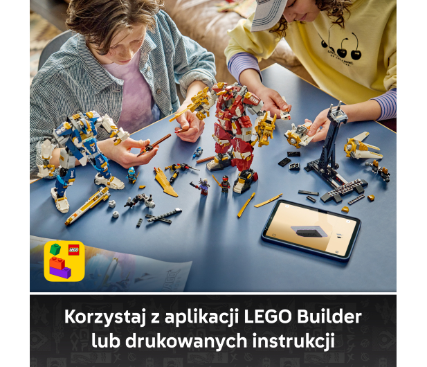 LEGO NINJAGO 71870 Bliźniacze tytanowe mechy - 1529849 - zdjęcie 8